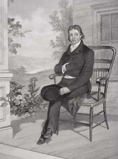 John Randolph (1773-1833) (litho) av Alonzo Chappel