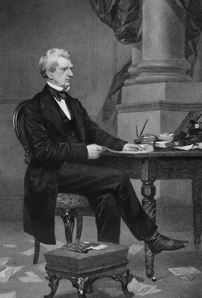 Portrett av William Henry Seward (1801-72) av Alonzo Chappel
