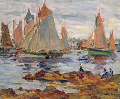 Havnen i Concarneau av Aloysius C. O