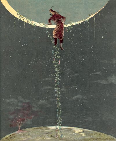 Baron Munchausens eventyr (chromolitho) av Alphonse Adolphe Bichard