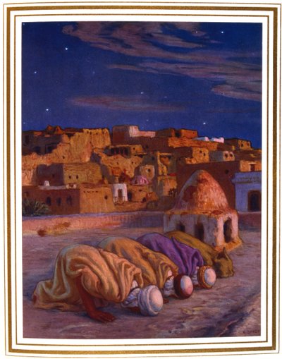 Prostration Prayer Prayer of Prostration, 1918 av Alphonse Etienne Dinet