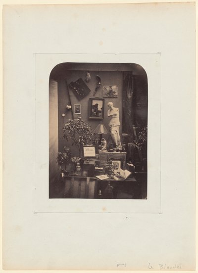 Verkstedinnredning, stilleben av Alphonse Le Blondel