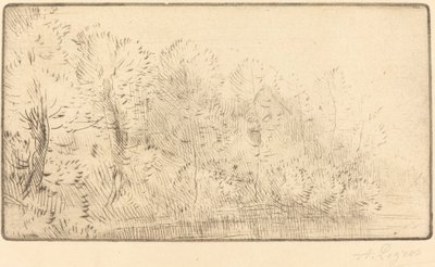 Langs elven Sur la riviere. av Alphonse Legros