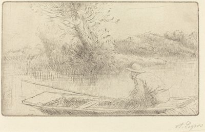 Langs Themsen På Themsen. av Alphonse Legros