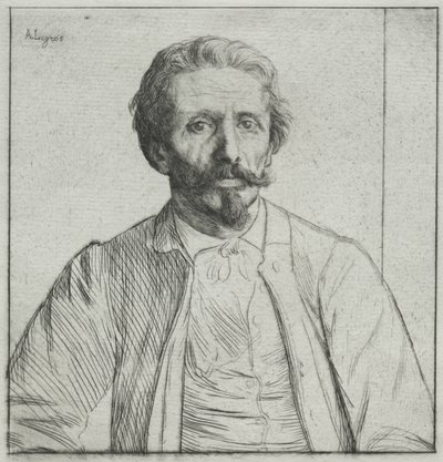 Auguste Delâtre av Alphonse Legros