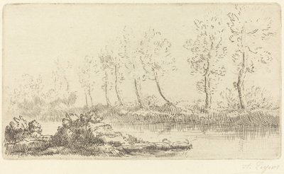 Bredden av Adour Bord de l'Adour. av Alphonse Legros