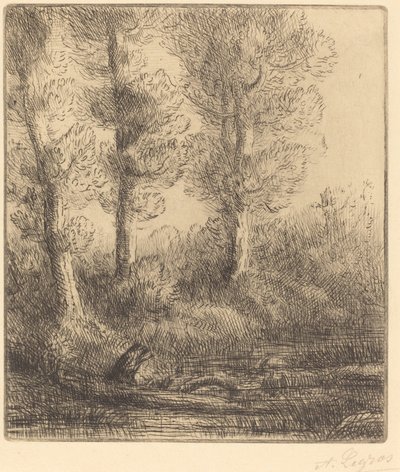 Bredden av Saint-Pre Rive du Saint-Pre. av Alphonse Legros