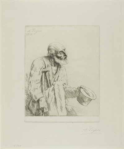 Tigger med krykker av Alphonse Legros