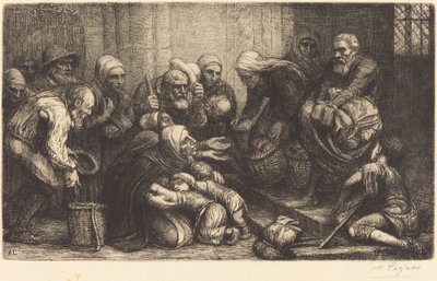 Tiggere fra Brussel Tiggerne i Brugge. av Alphonse Legros