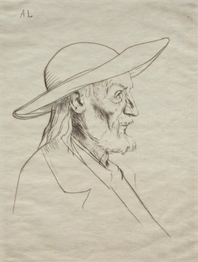 Bretonsk bonde. av Alphonse Legros
