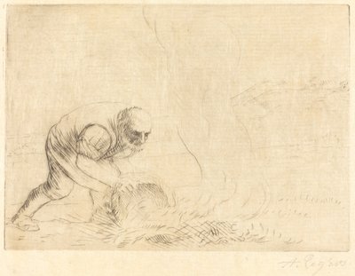 Brennende gress av Alphonse Legros
