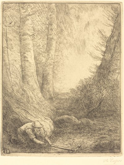 Brenne gresset Gressbrenneren. av Alphonse Legros