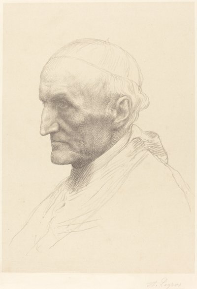 Kardinal Manning, 2. plate. av Alphonse Legros