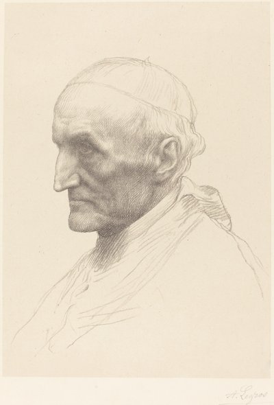 Kardinal Manning, 2. plate av Alphonse Legros
