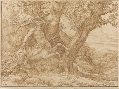 Kentaur med grener av Alphonse Legros
