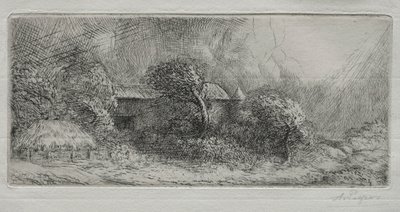 Chailli: gylden effekt. av Alphonse Legros