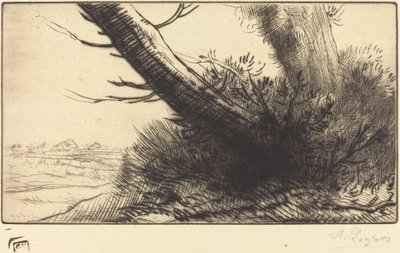 Hjørne av en sti av Alphonse Legros