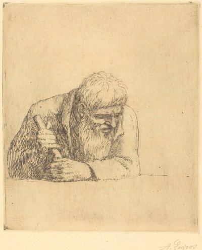 Nysgjerrig mann En nysgjerrig mann. av Alphonse Legros