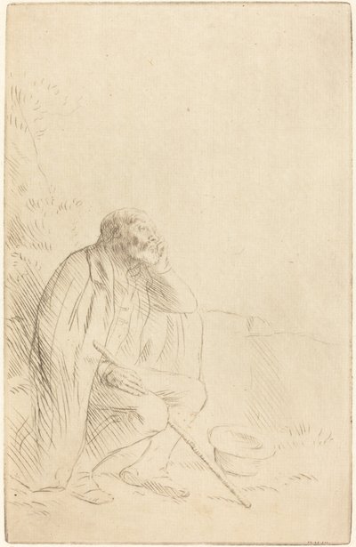 Dagdrøm (drømmeren) av Alphonse Legros