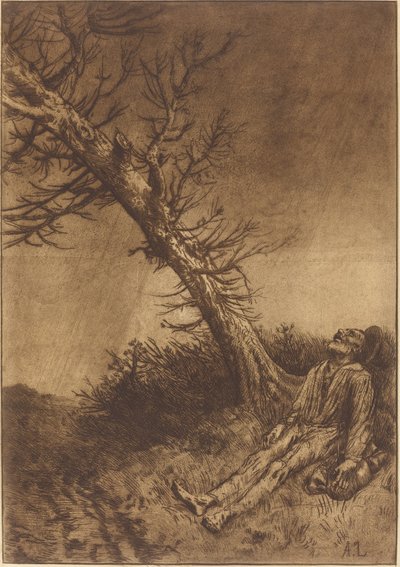 Vagabondens død La mort du vagabond. av Alphonse Legros
