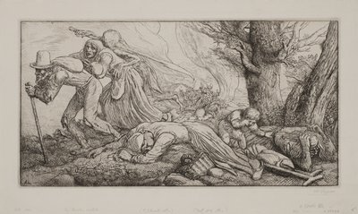 Dødens triumf: De unyttige munnene av Alphonse Legros