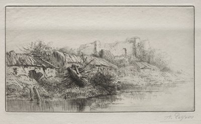 Øde landsby av Alphonse Legros