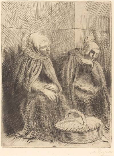 Eggselgere, 1. tallerken Eggselgere. av Alphonse Legros