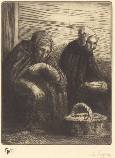Eggselgere, 2. tallerken Eggselgere. av Alphonse Legros
