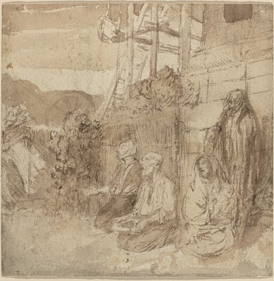Engelske tiggere. av Alphonse Legros