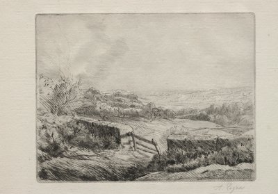 Inngang til feltet av Alphonse Legros