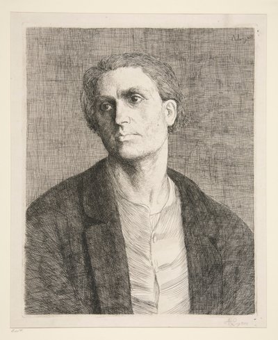 hodestudie av Alphonse Legros