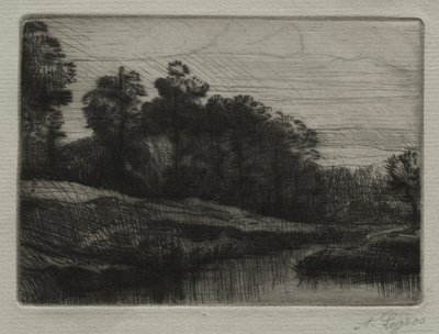 Kveld. av Alphonse Legros