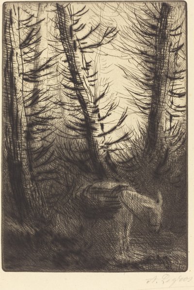 Bonden og eselet hans av Alphonse Legros