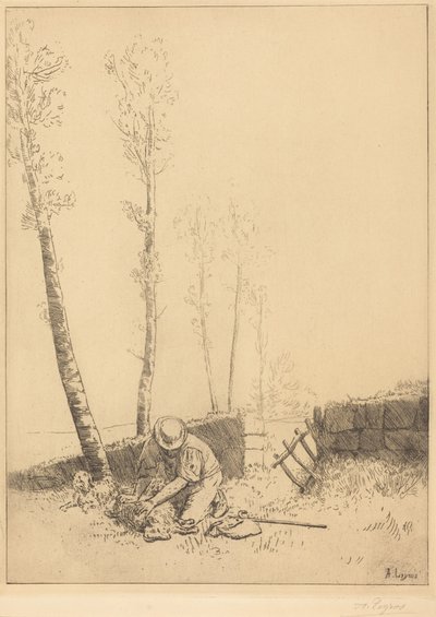 Det gjenfunne fåret av Alphonse Legros