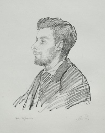 Fréderic Régamey. av Alphonse Legros