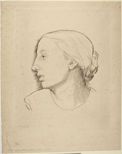 Kvinnehode av Alphonse Legros