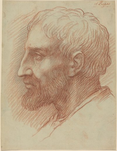 Leder av en mann. av Alphonse Legros