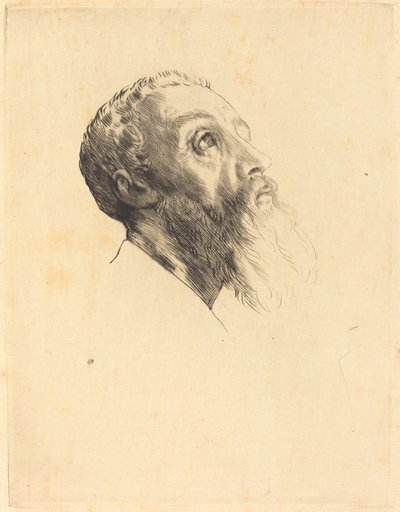 Leder for en modell av Alphonse Legros
