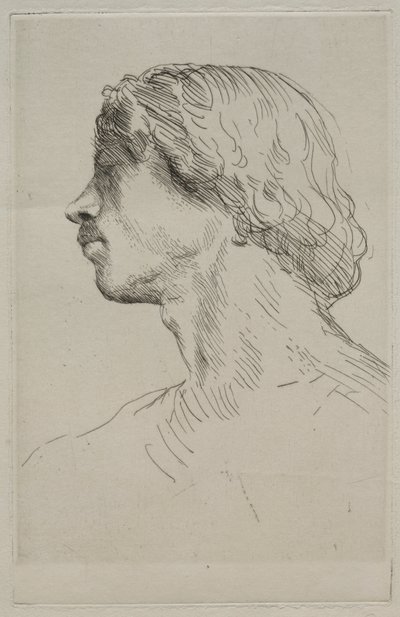 Leder for en modell av Alphonse Legros