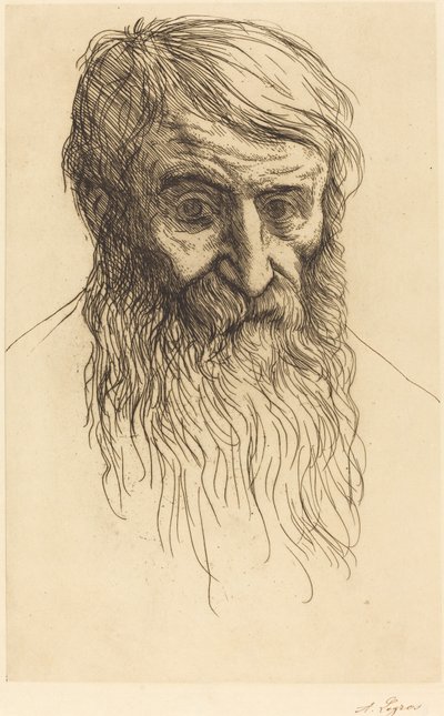 Leder for en filosof Tete de philosophe. av Alphonse Legros