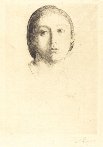 Leder av en ung jente av Alphonse Legros