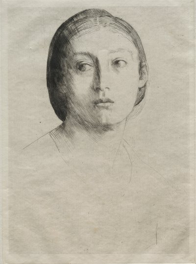 Leder av en ung jente av Alphonse Legros