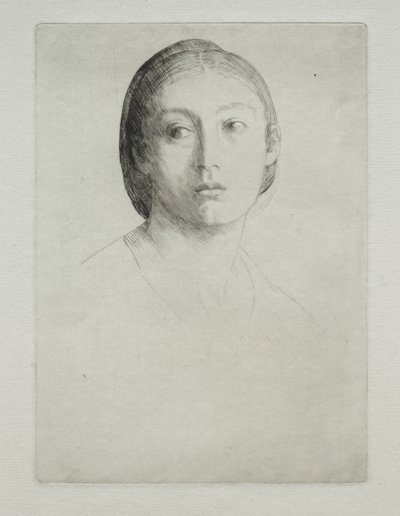 Leder av en ung jente av Alphonse Legros