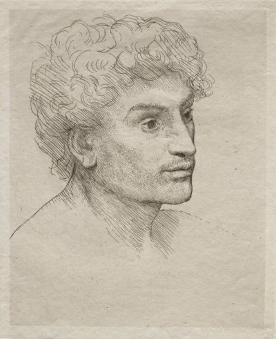Leder for en ung mann. av Alphonse Legros