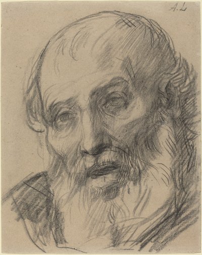 Leder av en gammel mann. av Alphonse Legros
