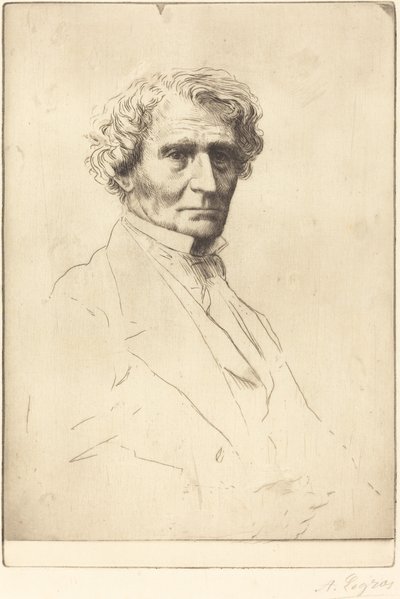 Hector Berlioz. av Alphonse Legros