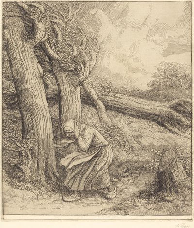 Orkan (orkanen) av Alphonse Legros