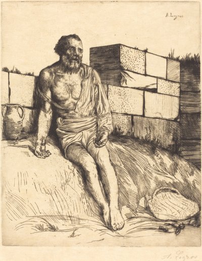 Jobb, 1. plate. av Alphonse Legros