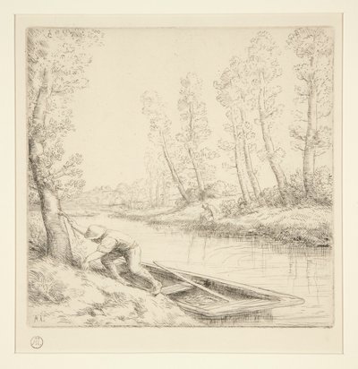 Morgen på elven av Alphonse Legros