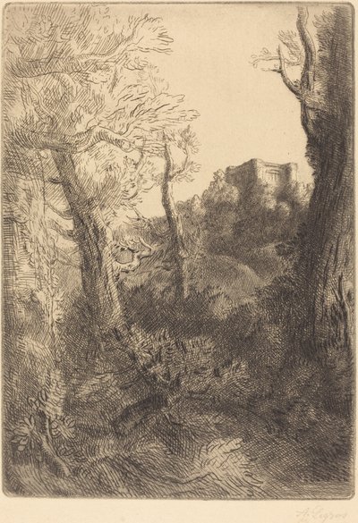 Landskap av Alphonse Legros